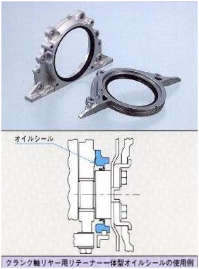 曲軸后部用固定座一體型油封