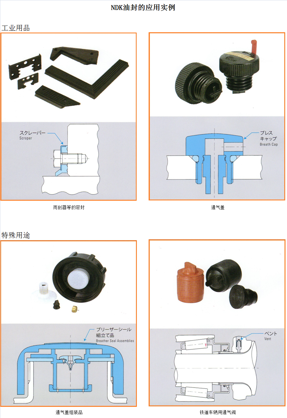 NDK特殊用途油封